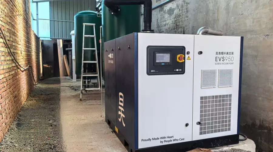 昊青EVS950加罗茨BVR2000精抽机组特写
