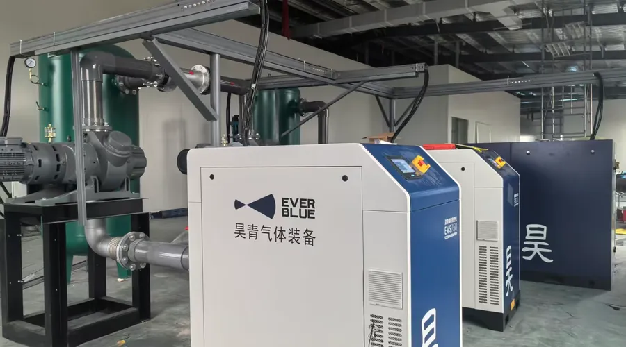昊青EVS750加罗茨BVR2000精抽机组特写
